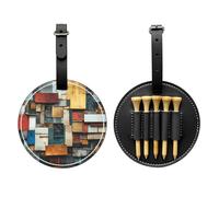 La memoria frammenti la borsa nera di stoccaggio del tee di golf, borsa multifunzionale di stoccaggio del tee di golf per gli uomini, materiale durevole