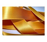 La Mercerie 22355-0050-0045 - Nastro di raso, tessuto, Doré, 25 m x 50 mm