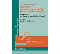 La messa alla prova per i minori: la rassegnazione «entusiasta» di una normativa incompleta. Una ricerca nel distretto giudiziario di Napoli