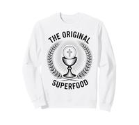 La Messa Cattolica Eucaristia Superfood Originale Felpa