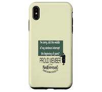 La metà della mia frase ha interrotto l'inizio di Custodia per iPhone XS Max