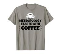 La meteorologia Inizia con Il caffè Maglietta