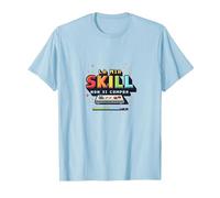 La Mia Abilit‡ Non Si Compra - Grafica per Videogiocatori Maglietta, Uomo, Celeste, L