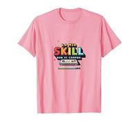 La Mia Abilit‡ Non Si Compra - Grafica per Videogiocatori Maglietta, Uomo, Rosa, XL