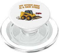 La mia altra corsa è un operatore di attrezzature pesanti con minipala PopSockets PopGrip per MagSafe