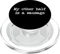 La mia altra metà è una salsiccia Funny Sausages Minimalist PopSockets PopGrip per MagSafe