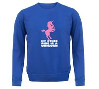 La Mia Altra Moto È Un Unicorno - Felpa Per Bambini - Unicorni Divertenti