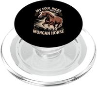 La mia anima cavalca con il mio cavallo Morgan PopSockets PopGrip per MagSafe