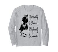 La mia ansia è cronica ma la mia personalità è iconica e Divertente Maglia a Manica
