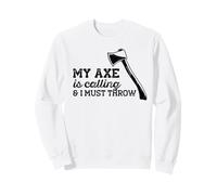 LA MIA Ascia Sta CHIAMANDO E Devo LANCIARE Axes Meme Felpa