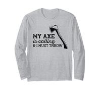 LA MIA Ascia Sta CHIAMANDO E Devo LANCIARE Axes Meme Maglia a Manica