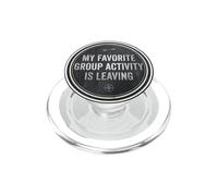 La mia attività di gruppo preferita sta lasciando antisociale introverso PopSockets PopGrip per MagSafe