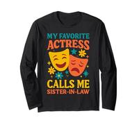 La mia attrice preferita mi chiama teatro divertente cognata Maglia a Manica