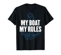 La mia Barca Le Mie Regole Ancora Divertente Barca Maglietta