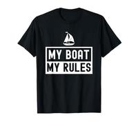 La Mia Barca Le Mie Regole Navigazione Nave Capitano Yacht Maglietta