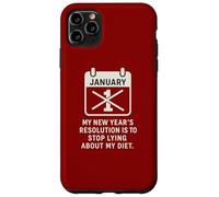 La mia battuta dietetica per la risoluzione del nuovo anno Custodia per iPhone 11 Pro Max