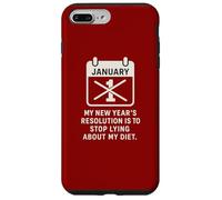 La mia battuta dietetica per la risoluzione del nuovo anno Custodia per iPhone 7 Plus/8 Plus