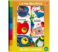 La mia biblioteca dei libri coi buchi. Ediz. a colori