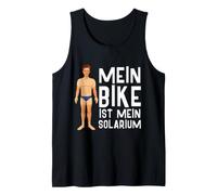 La mia Bici è Il Mio Solarium Radfahrer Mountainbiker Canotta
