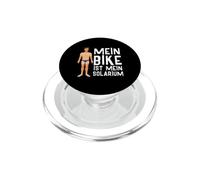 La mia bici è il mio solarium Radfahrer Mountainbiker PopSockets PopGrip per MagSafe