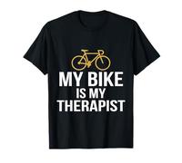 La mia Bici è Il Mio Terapista - Umorismo Divertente in Bicicletta Maglietta