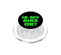 La mia bici va bene? Divertente Bicicletta capovolta Okey BMX Biker Joke PopSockets PopGrip per MagSafe