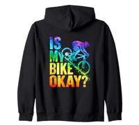 La mia Bici va Bene Umorismo Ciclista Felpa con Cappuccio