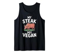 La mia Bistecca Era vegana Divertente Che Mangia Carne Amante della Bistecca Canotta