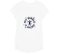 La mia Bolla è Sacra Non Amichevole Non Toccare introverso Maglietta, Ragazze, Bianco, M