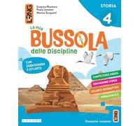 La mia bussola delle discipline. Cofanetto. Con Storia, Geografia, Matematica, Scienze, Mappe antropologiche 4-5, Mappe scientifiche 4-5, Restiamo ... interattivo, Biblioteca di cl... (Vol. 4)