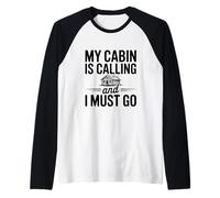 La mia Cabina Sta chiamando e Devo Andare Maglia con Maniche Raglan