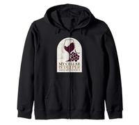 La mia Cantina è più Profonda della mia Pazienza Felpa con Cappuccio