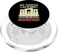 La mia carriera giace tra le rovine Sono un archeologo PopSockets PopGrip per MagSafe