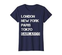 La mia casa Garlasco! Luogo di Nascita e Amore per la casa Maglietta, Donna, Navy, M