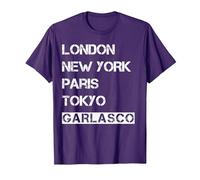 La mia casa Garlasco! Luogo di Nascita e Amore per la casa Maglietta, Uomo, Viola, XXL