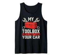 La mia Cassetta degli Attrezzi Costa più della Tua Auto - Auto Mechanic Car Guy Canotta