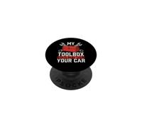 La mia cassetta degli attrezzi costa più della tua auto - Auto Mechanic Car Guy PopSockets PopGrip Adesivo