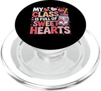 La mia classe è piena di dolci cuori Valentine Teacher Classroom PopSockets PopGrip per MagSafe