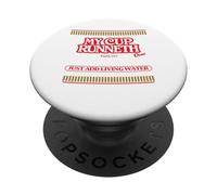 La mia coppa corre sulla Scrittura Cristiana Salmo Gesù PopSockets PopGrip Adesivo