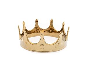 La Mia Corona in Porcellana Limited Gold Edition Ø Cm. 18,5 H. 7,5