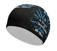 La mia cuffia da nuoto preferita per mamma cheerleader, morbida, elastica, unisex, leggera