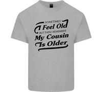 La Mia Cugina È Più Grande Maglietta Per Bambini 30 Anni 40 Anni 50 Anni