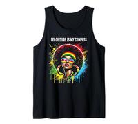 La mia cultura è la mia bussola Afro Queer Gay LGBTQ Pride Donne Canotta