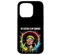 La mia cultura è la mia bussola Afro Queer Gay LGBTQ Pride Donne Custodia per iPhone 15 Pro