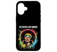 La mia cultura è la mia bussola Afro Queer Gay LGBTQ Pride Donne Custodia per iPhone 16