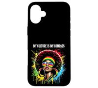 La mia cultura è la mia bussola Afro Queer Gay LGBTQ Pride Donne Custodia per iPhone 16 Plus