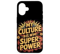 La mia cultura è la mia superpotenza Mese del patrimonio ispanico Custodia per iPhone 16