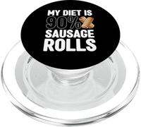 La mia dieta è 90% Salsiccia Rolls Amante Mangiatore di Cibo Salsicce PopSockets PopGrip per MagSafe