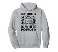 La mia Droga Preferita è Lo Sci di Polvere Bianca Felpa con Cappuccio