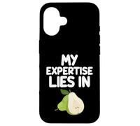 La mia esperienza risiede nelle pere dolci frutti autunnali Bartlett Bosc Custodia per iPhone 16